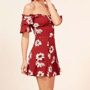 Reformation red Diana dress